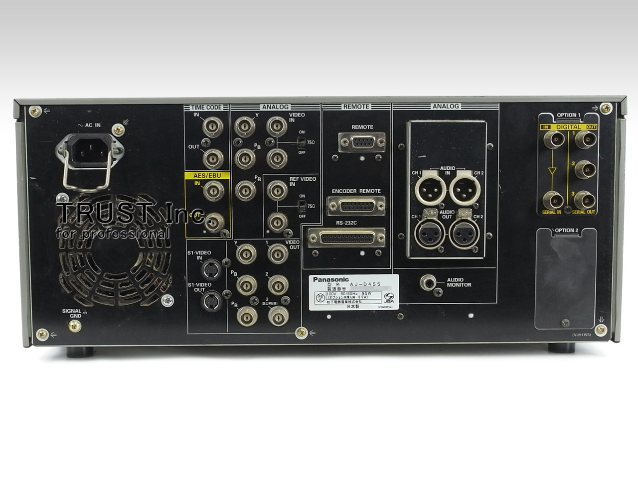 AJ-D455 / DVCPRO Recorder【中古放送用・業務用 映像機器・音響機器の