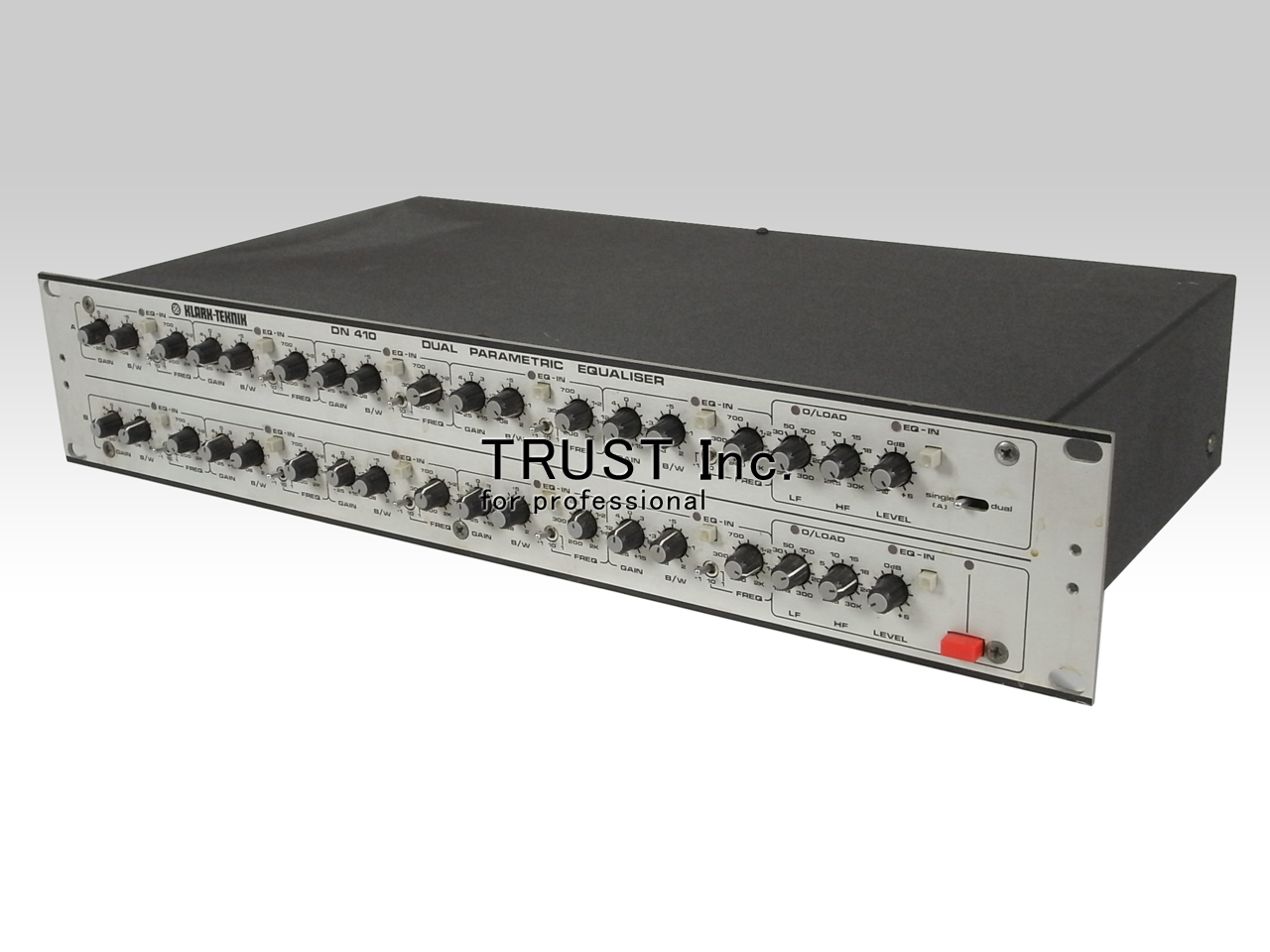 DN410 / DUAL PARAMETRIC EQUALIZER【中古放送用・業務用 映像機器・音響機器の店 - トラスト株式会社】