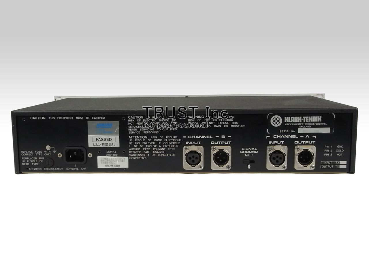 DN410 / DUAL PARAMETRIC EQUALIZER【中古放送用・業務用 映像機器・音響機器の店 - トラスト株式会社】