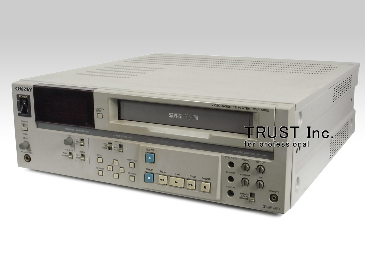 SVP-5600 / S-VHS PLAYER【中古放送用・業務用 映像機器・音響機器の店