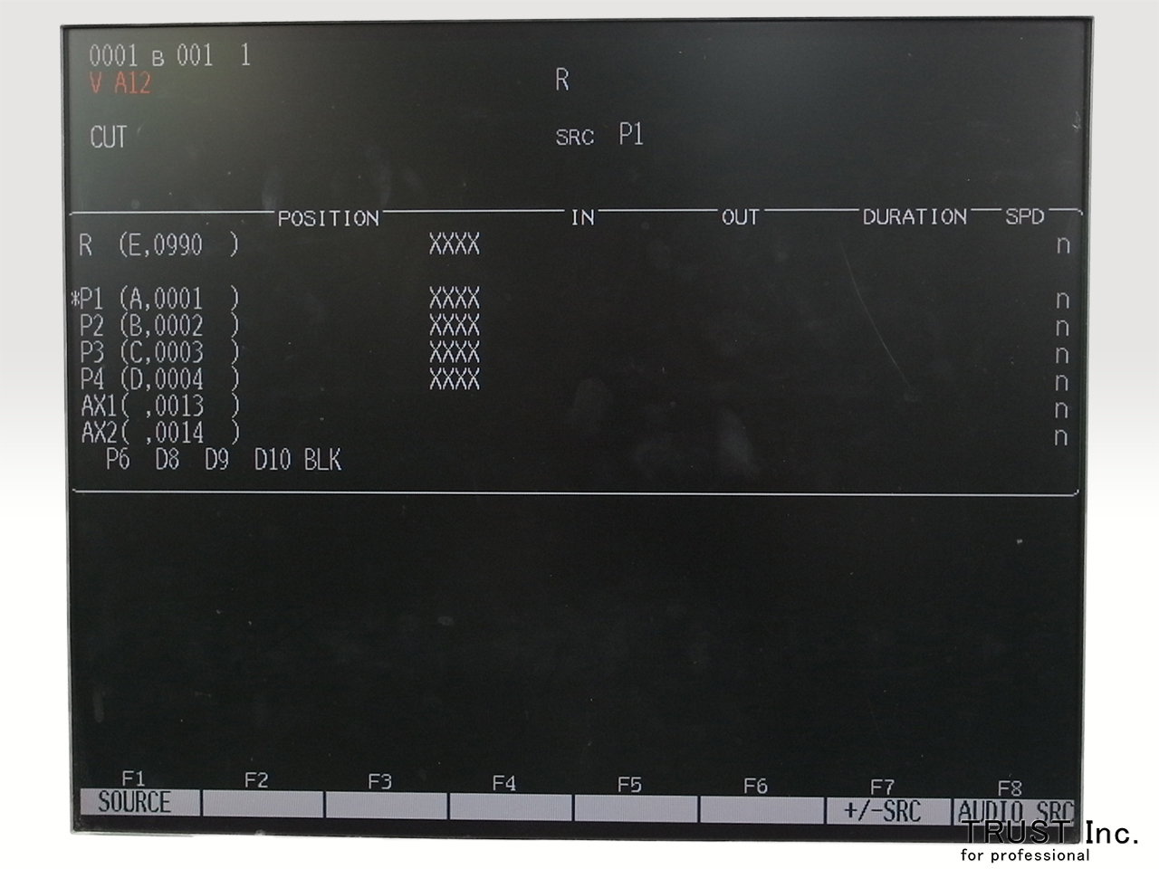 【2024新款】SONY BVE-9100 EDITING CONTROLLER 本体のみ#281944 プロ用、業務用