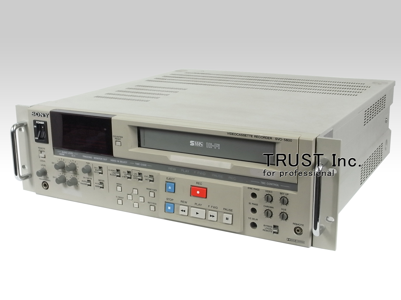 SVO-5800 / S-VHS Recoder【中古放送用・業務用 映像機器・音響機器の