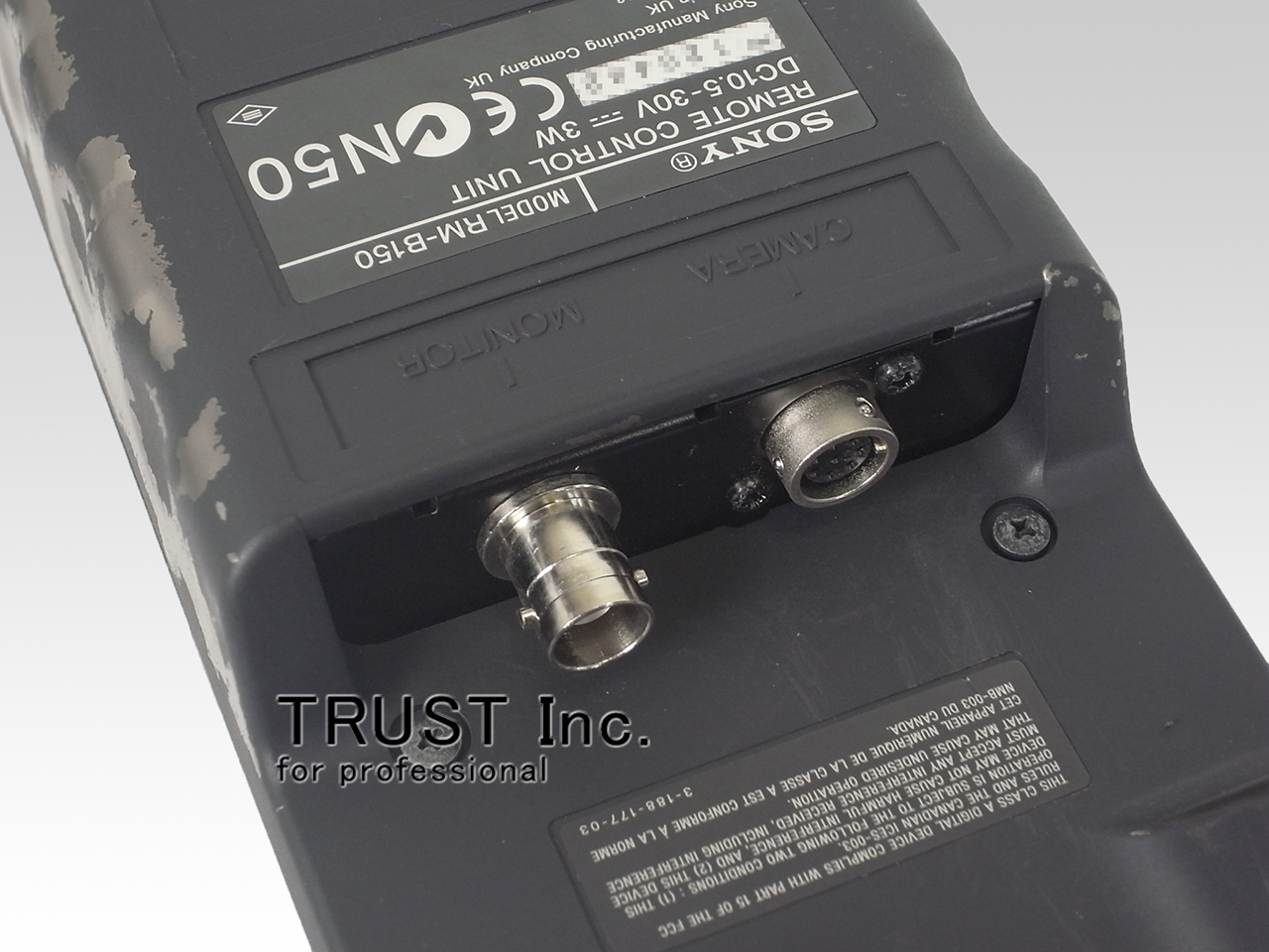 RM-B150 / Remote Control Unit【中古放送用・業務用 映像機器・音響機器の店 - トラスト株式会社】