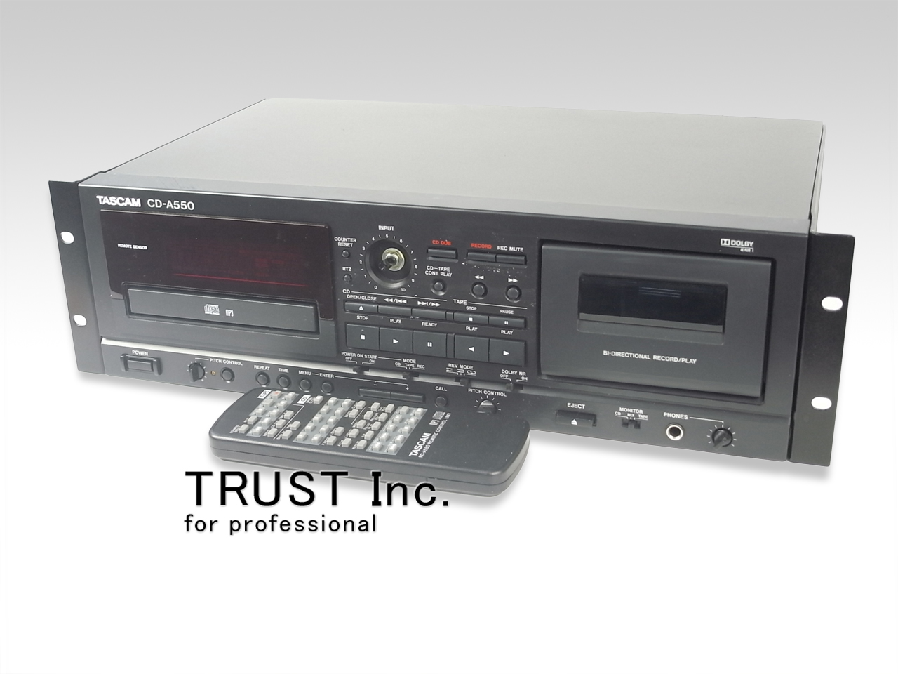 TASCAM CD/カセットコンビネーションプレーヤー CD-A550-