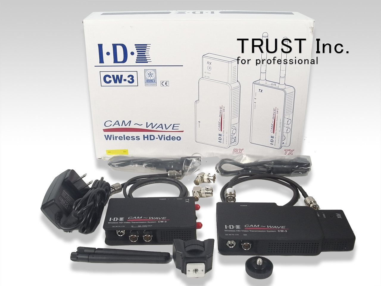 全国組立設置無料 IDX CW-3 ワイヤレス映像伝送システム 家電・スマホ・カメラ