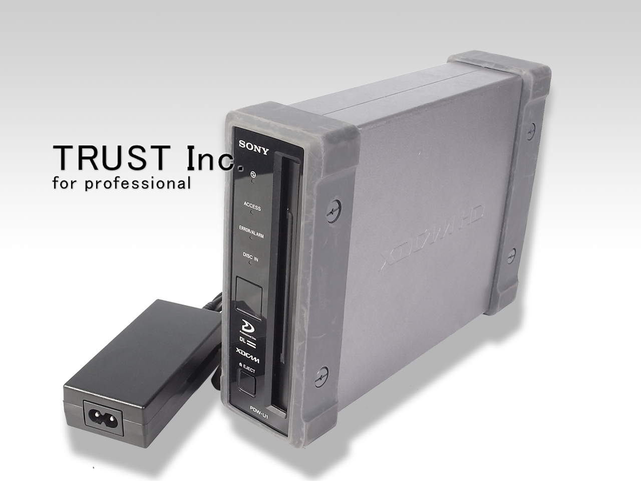 SONY　XDCAMドライブ PDW-U1 ACアダプター＆新品USBケーブル