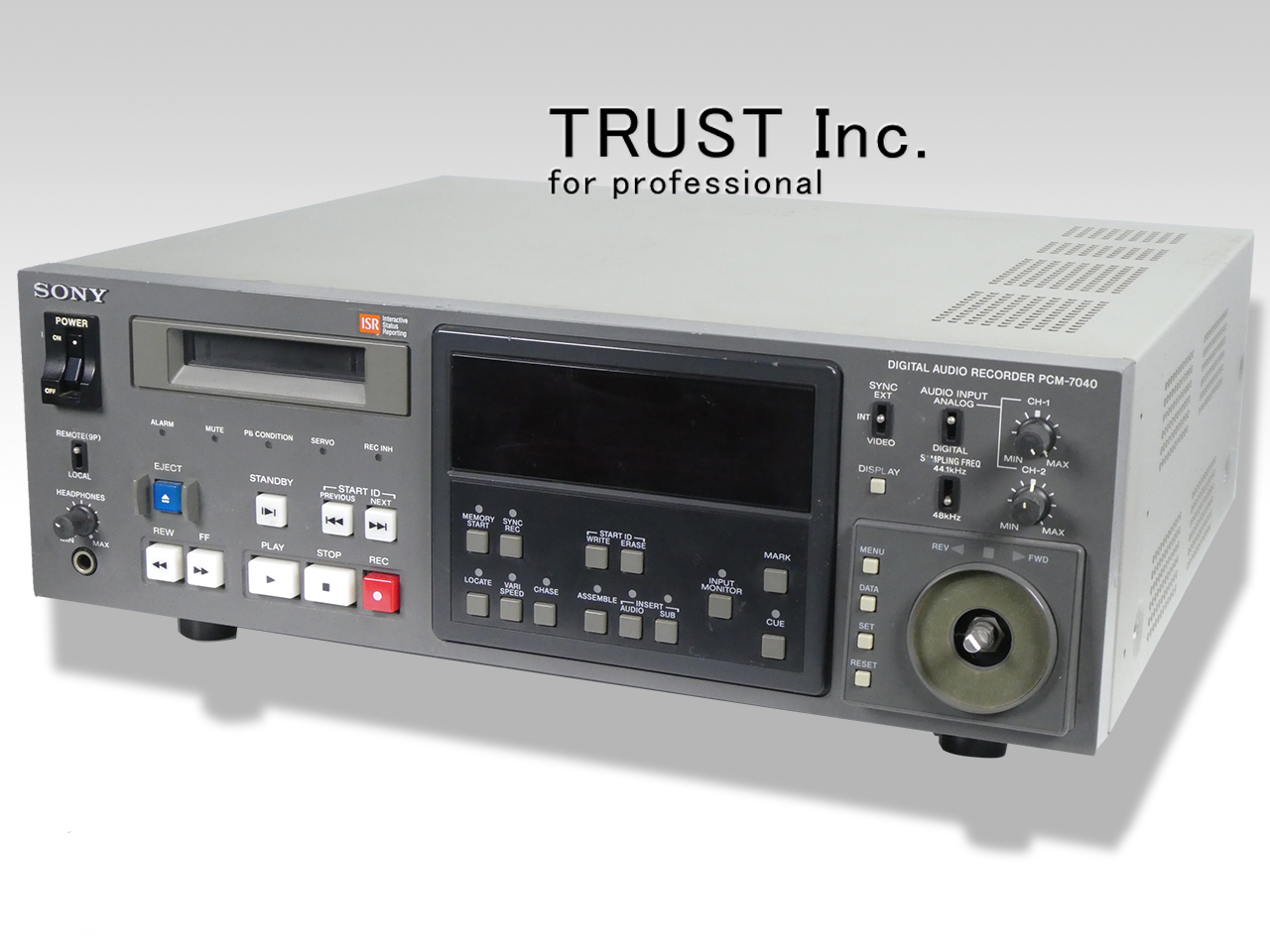 SONYソニー PCM-7040 放送用 DAT レコーダー 録音 現状品製品仕様