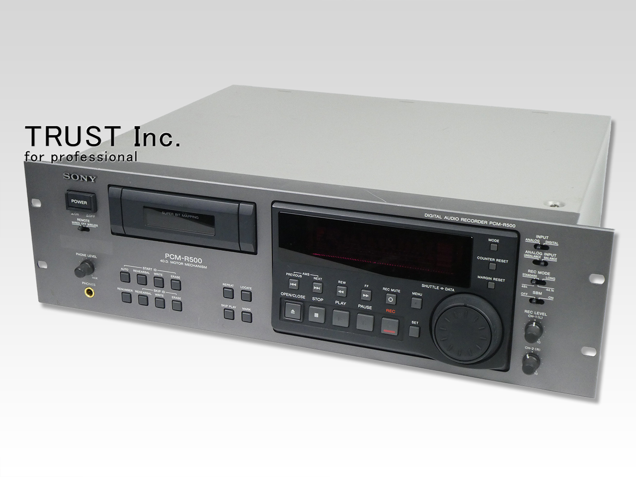 PCM-R500 / Digital Audio Tape Recorder【中古放送用・業務用 映像機器・音響機器の店 - トラスト株式会社】